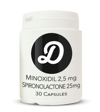 Minoxidil 5 mg Finasteride 1 mg  90 capsules